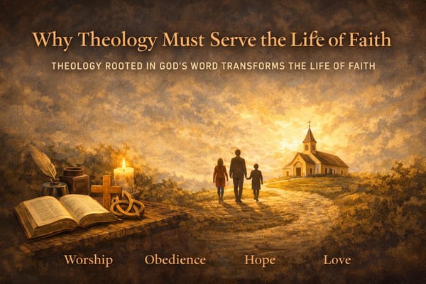 Why Theology Must Serve the Life of Faith
